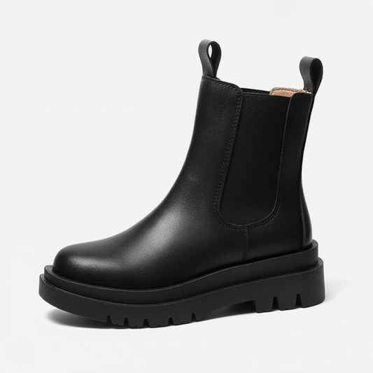 Comfortable Women's Block Heel Chelsea Boots - Nocini