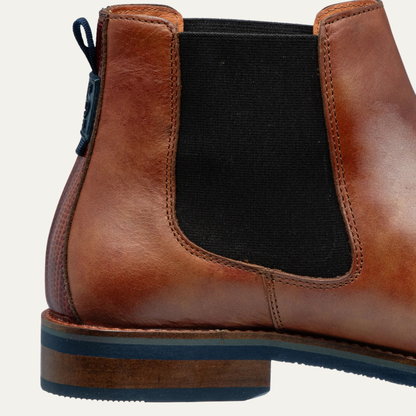 Timeless Brown Leather Chelsea Boots for Men
