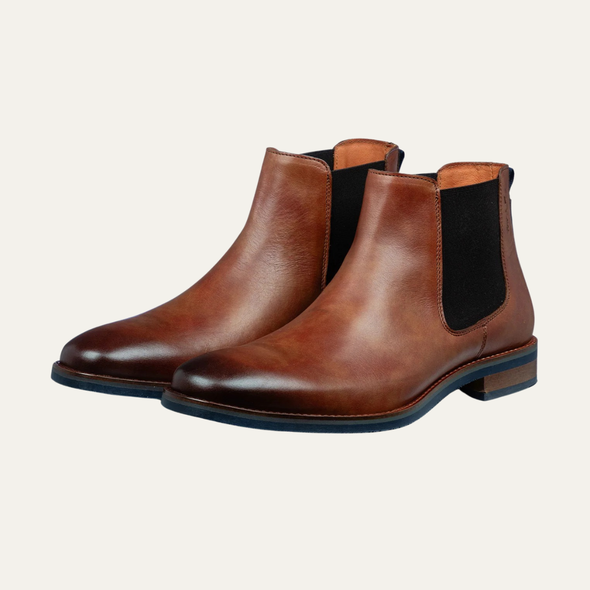 Timeless Brown Leather Chelsea Boots for Men - Nocini
