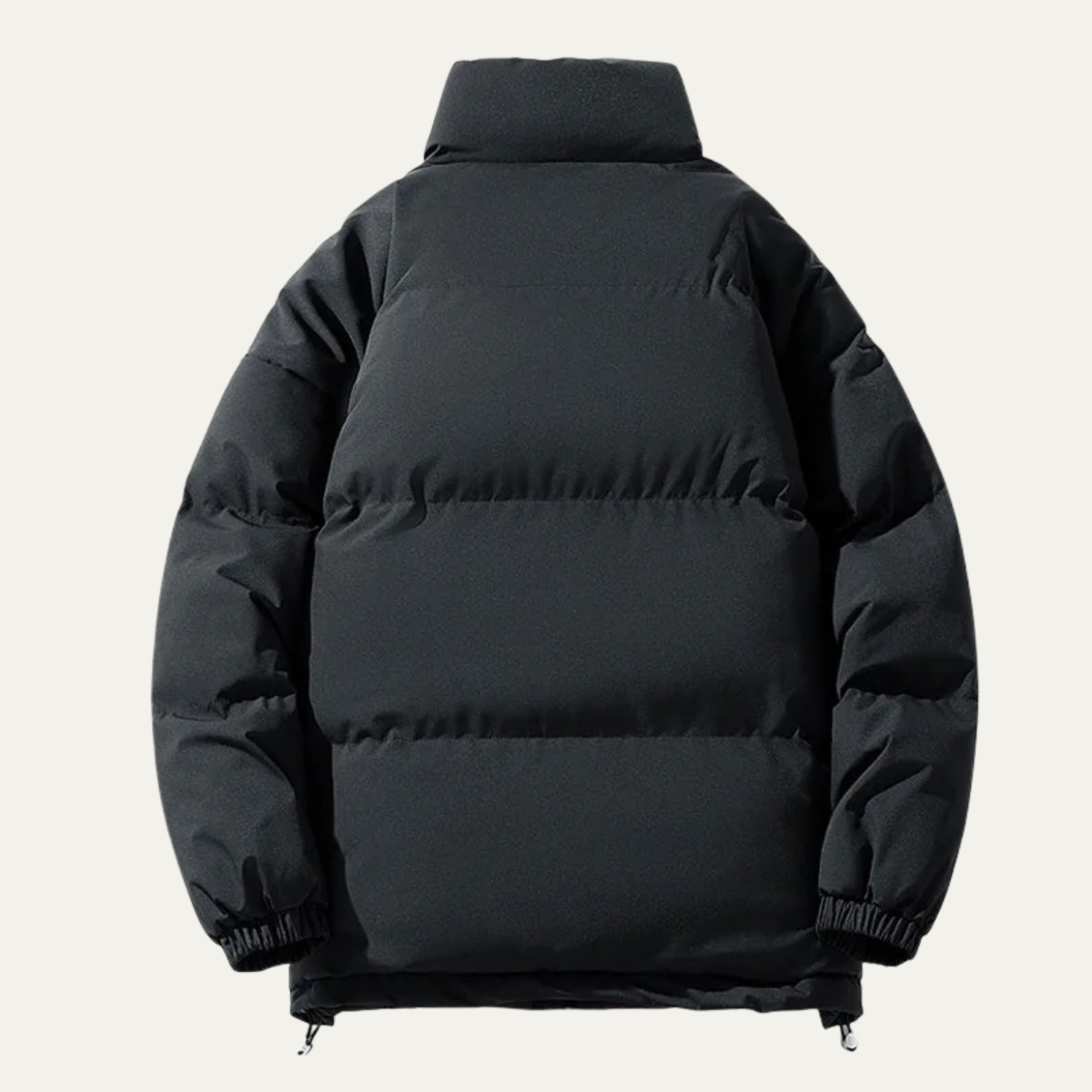 Men's Slim Quilted Down Cotton Filled Parka Jacket