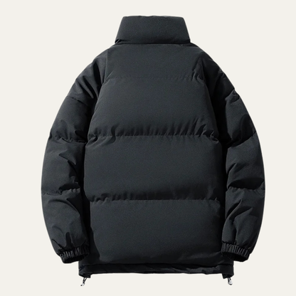 Men's Slim Quilted Down Cotton Filled Parka Jacket