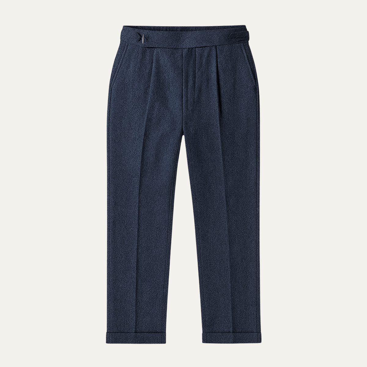 Slim Fit Navy Business Dress Pants For Men - Nocini
