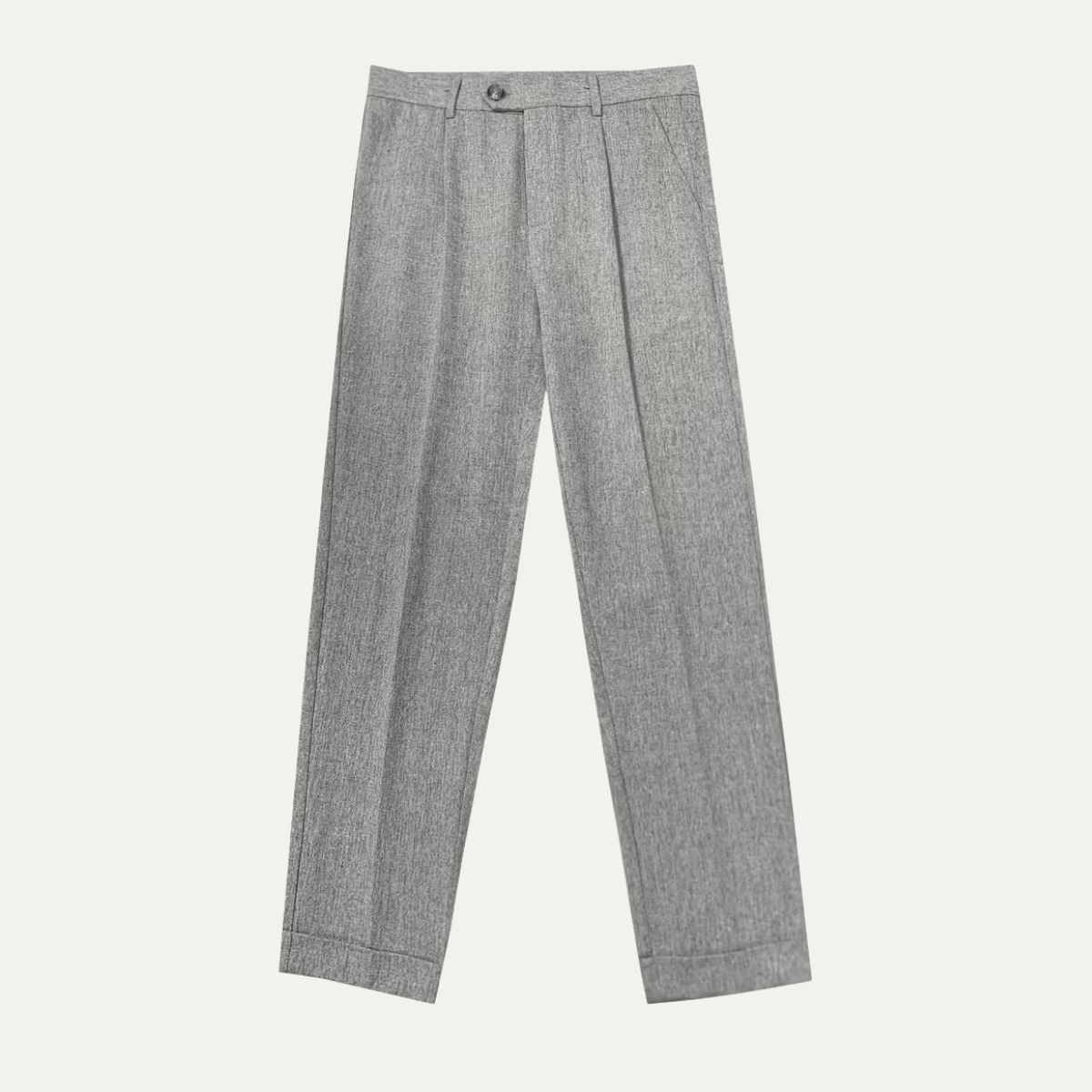 Slim Fit Grey Business Dress Pants for Men - Nocini
