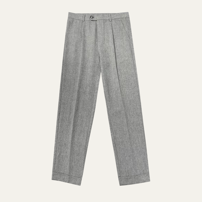 Slim Fit Grey Business Dress Pants for Men - Nocini