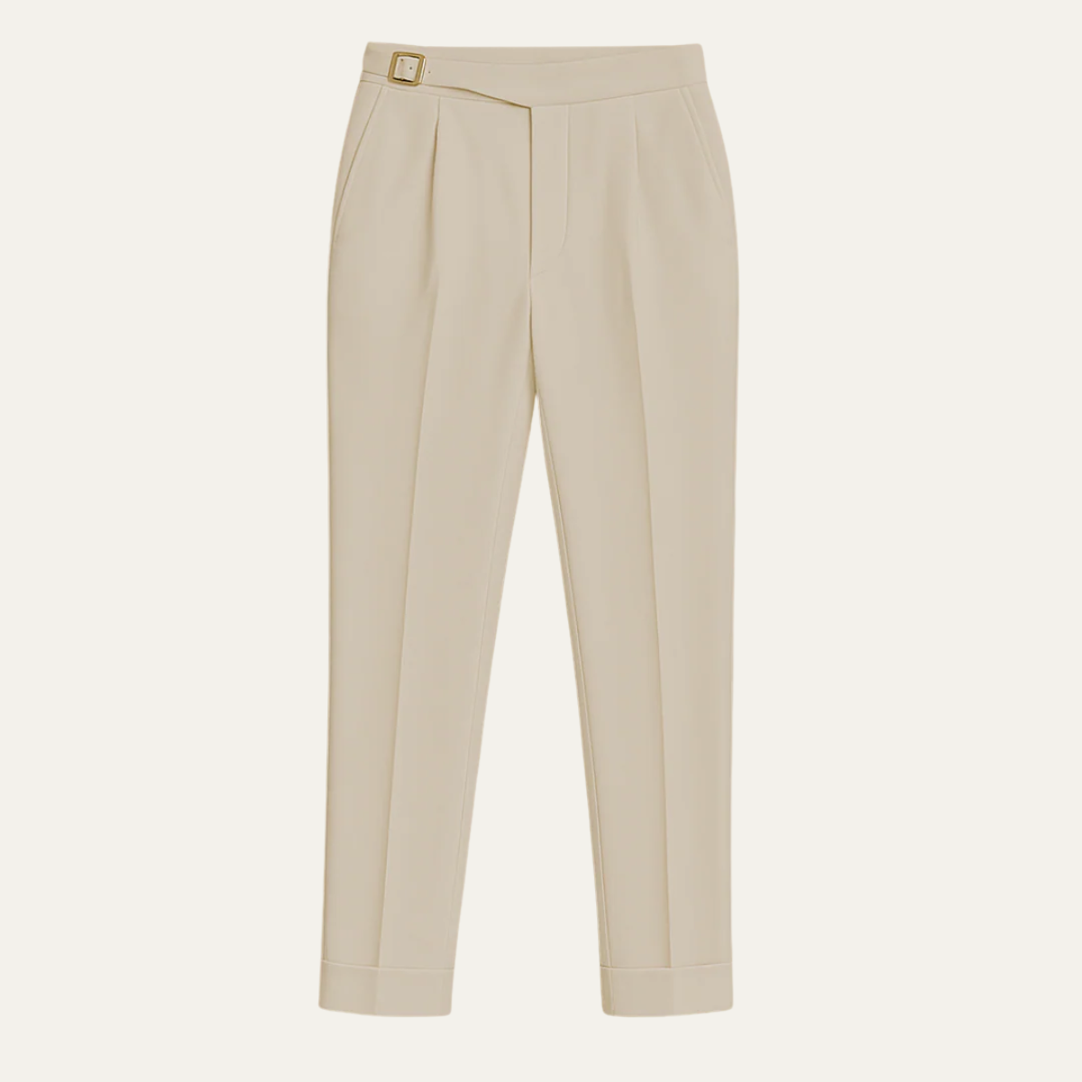 Classic Fit High Waisted Dress Pants for Men