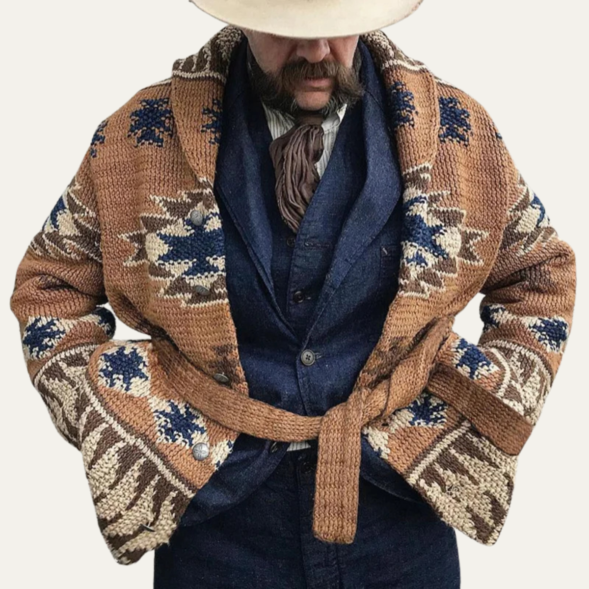 Classic Men's Cable Knit Winter Sweater