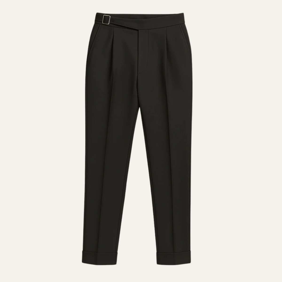 Classic Fit High Waisted Dress Pants for Men
