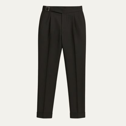 Classic Fit High Waisted Dress Pants for Men