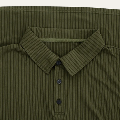 Classic Fit Men's Textured Polo Shirt