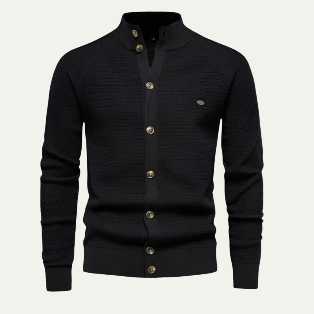 Luxury Pure Cashmere Mens Cardigan Sweater