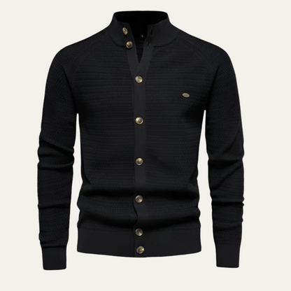 Luxury Pure Cashmere Mens Cardigan Sweater
