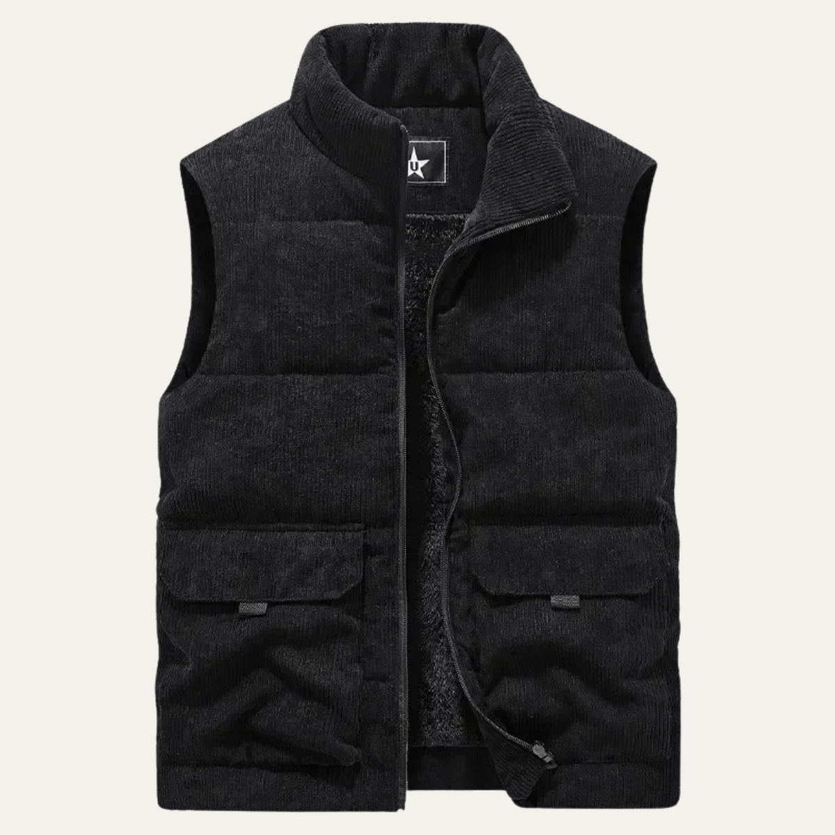Warm Thick Quilted Sleeveless Winter Vest