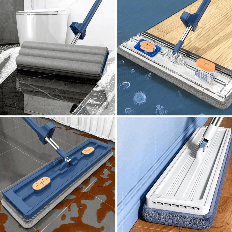360° Rotatable Mop - FlexiClean-Blue-Nora Luxe