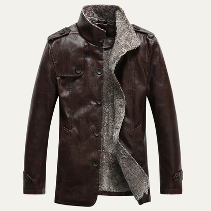 Cozy Men's Fleece Lined Zipper Jacket