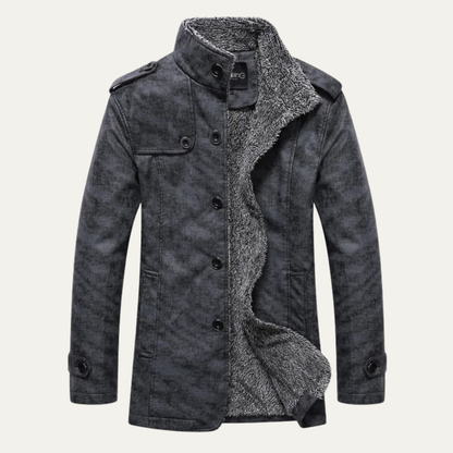 Cozy Men's Fleece Lined Zipper Jacket