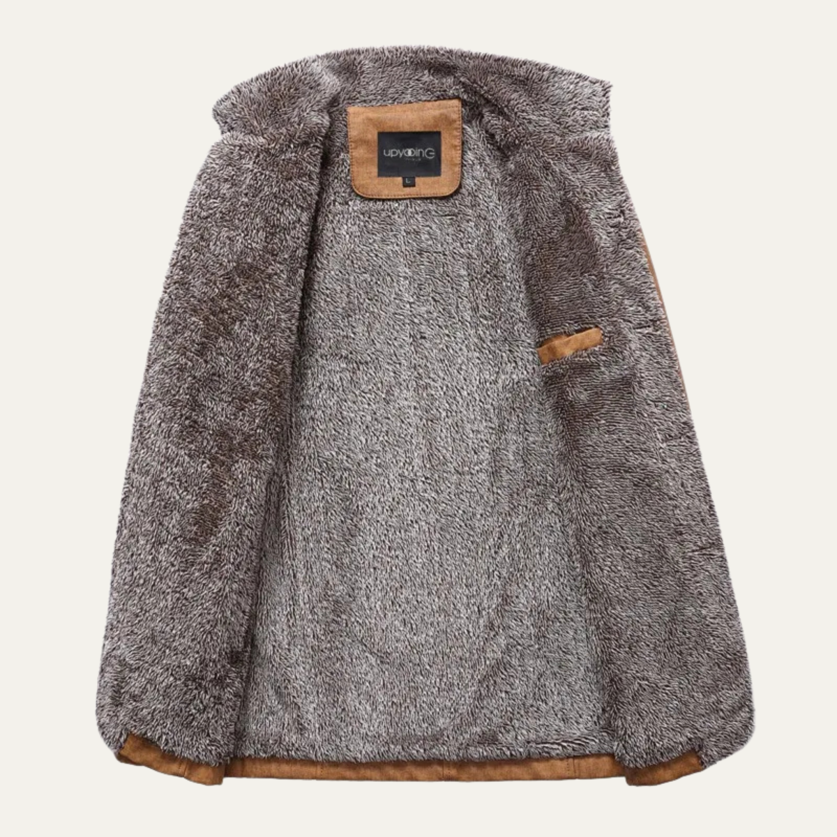 Cozy Men's Fleece Lined Zipper Jacket