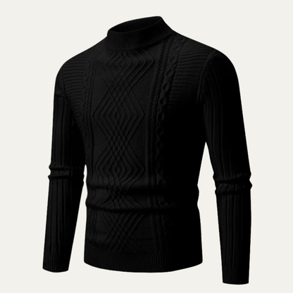 Men's Fine Knit Crew Neck Slim Fit Sweater