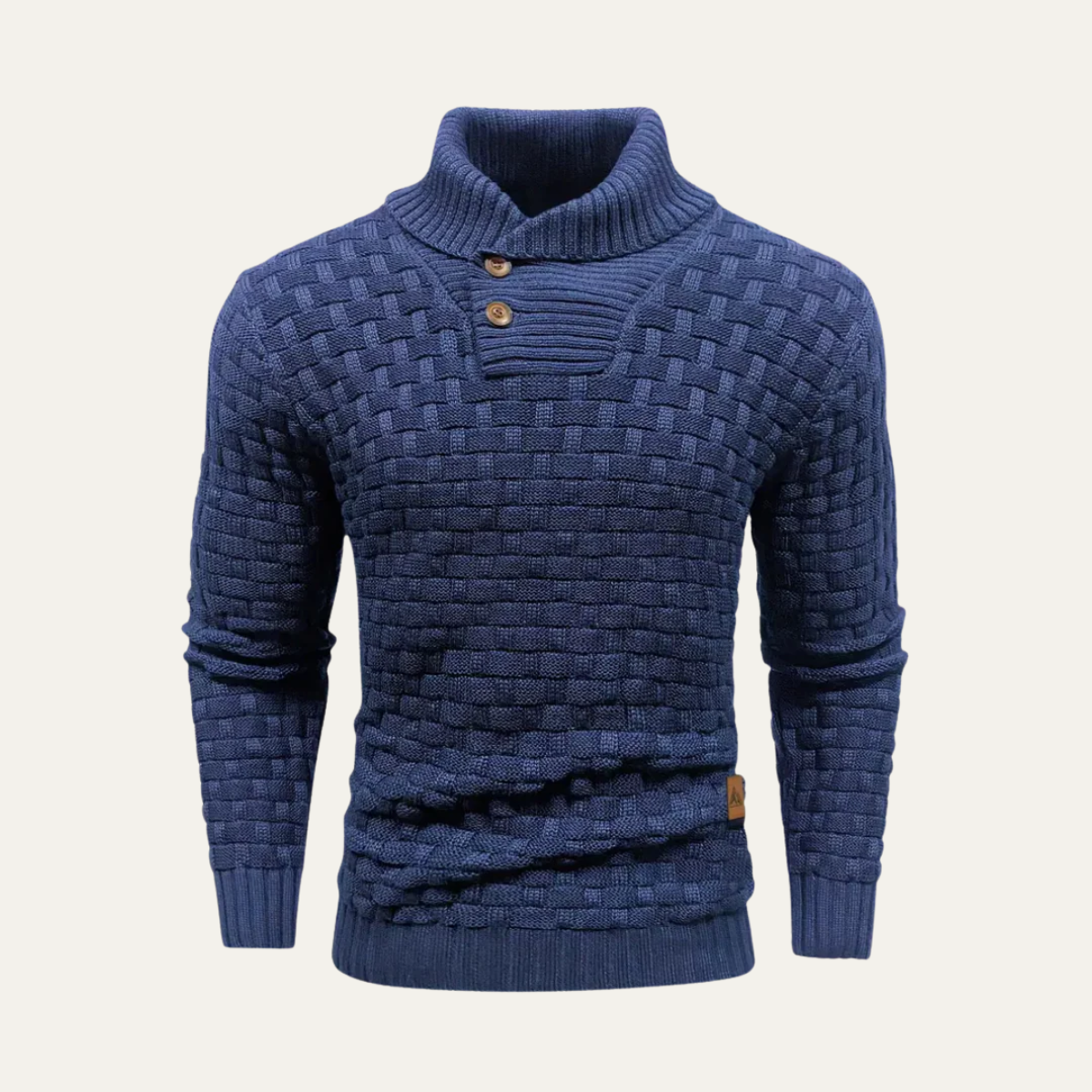 Classic Mens Thick Cable Knit Sweater - Nocini