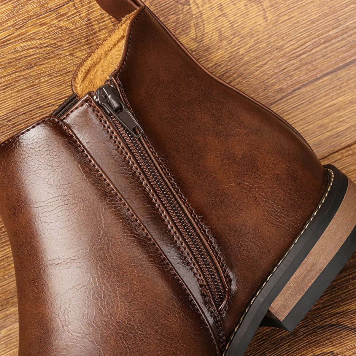 Stylish Men's Comfortable Leather Chelsea Boots