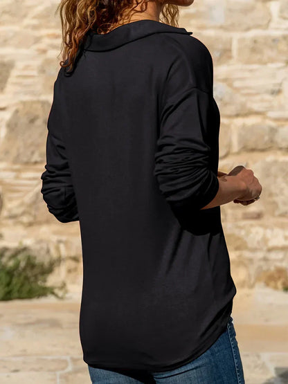 Cozy Half Zip Pullover Sweater