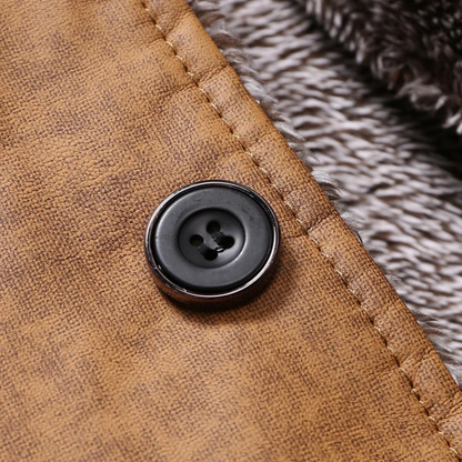 Cozy Men's Fleece Lined Zipper Jacket