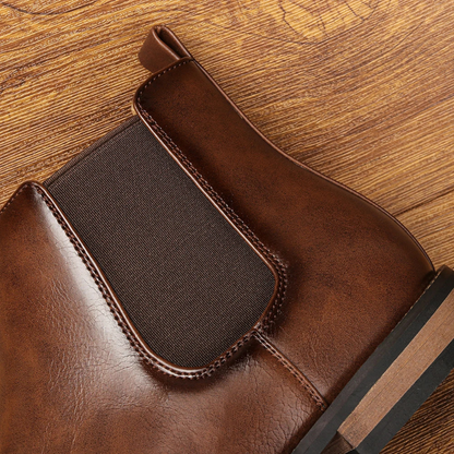 Stylish Men's Comfortable Leather Chelsea Boots