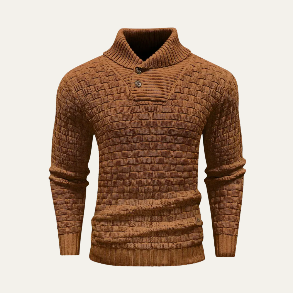 Classic Mens Thick Cable Knit Sweater