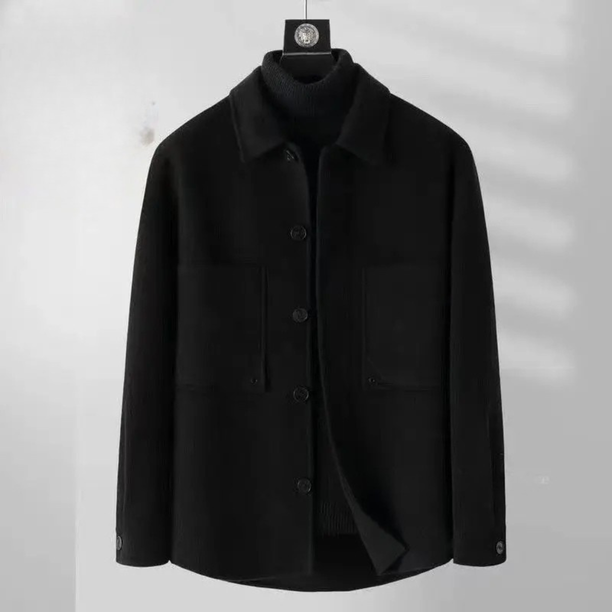 Warm Wool Pea Coat Men's Classic Jacket