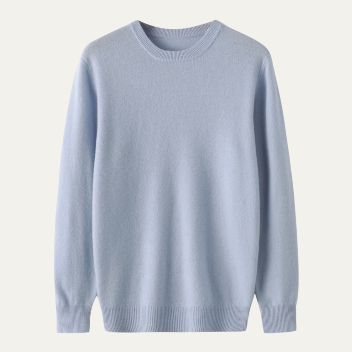 Cozy Mens Merino Wool Crew Neck Sweater