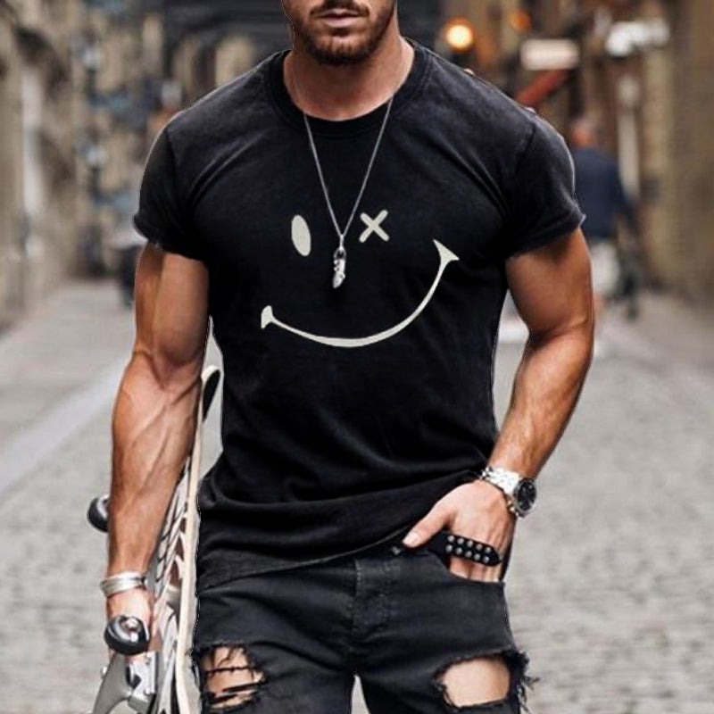 Fun Graphic Men's Casual Tee Shirt