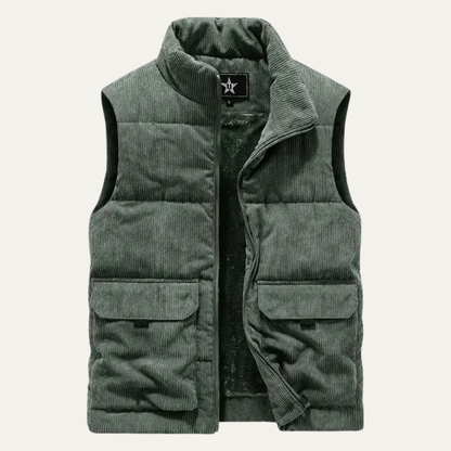 Warm Thick Quilted Sleeveless Winter Vest