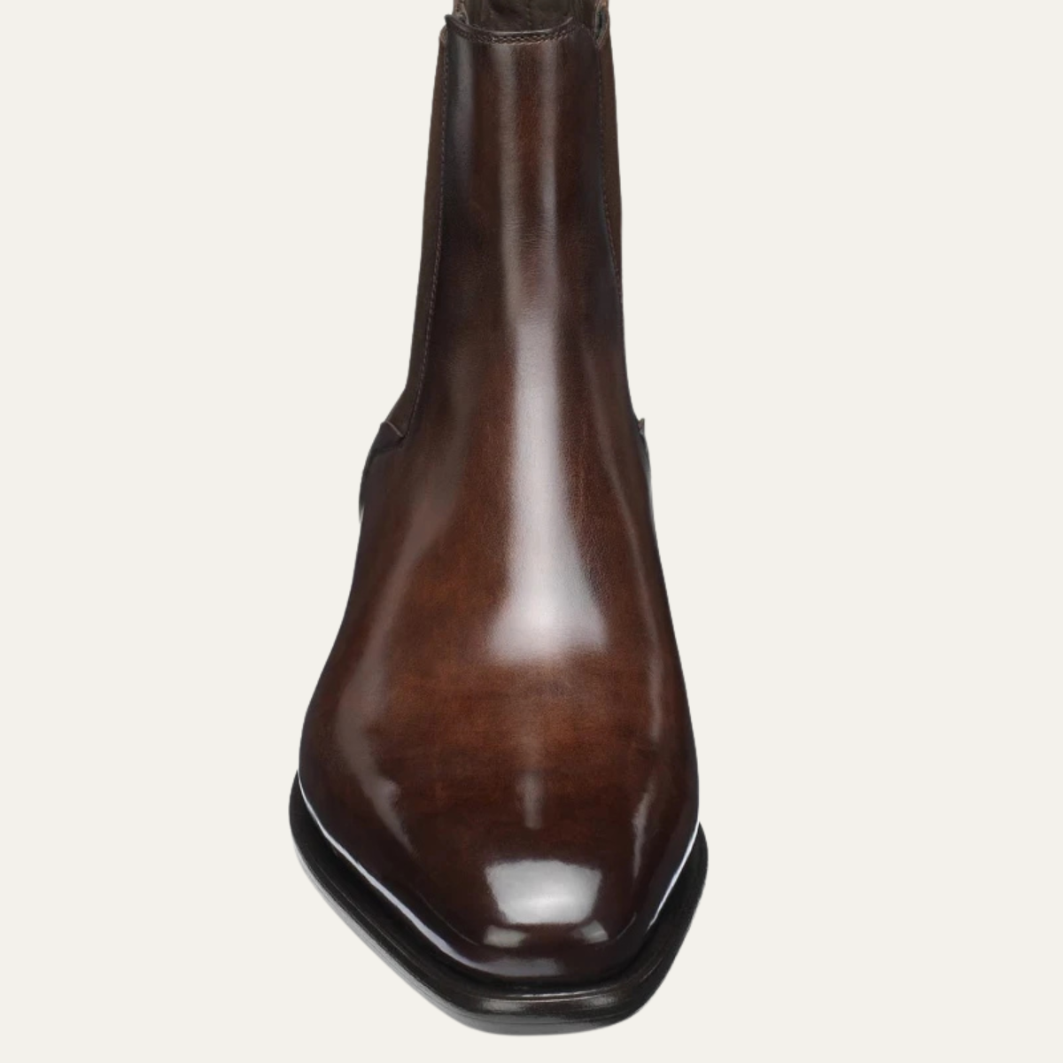 Comfortable Men's Brown Leather Chelsea Boots