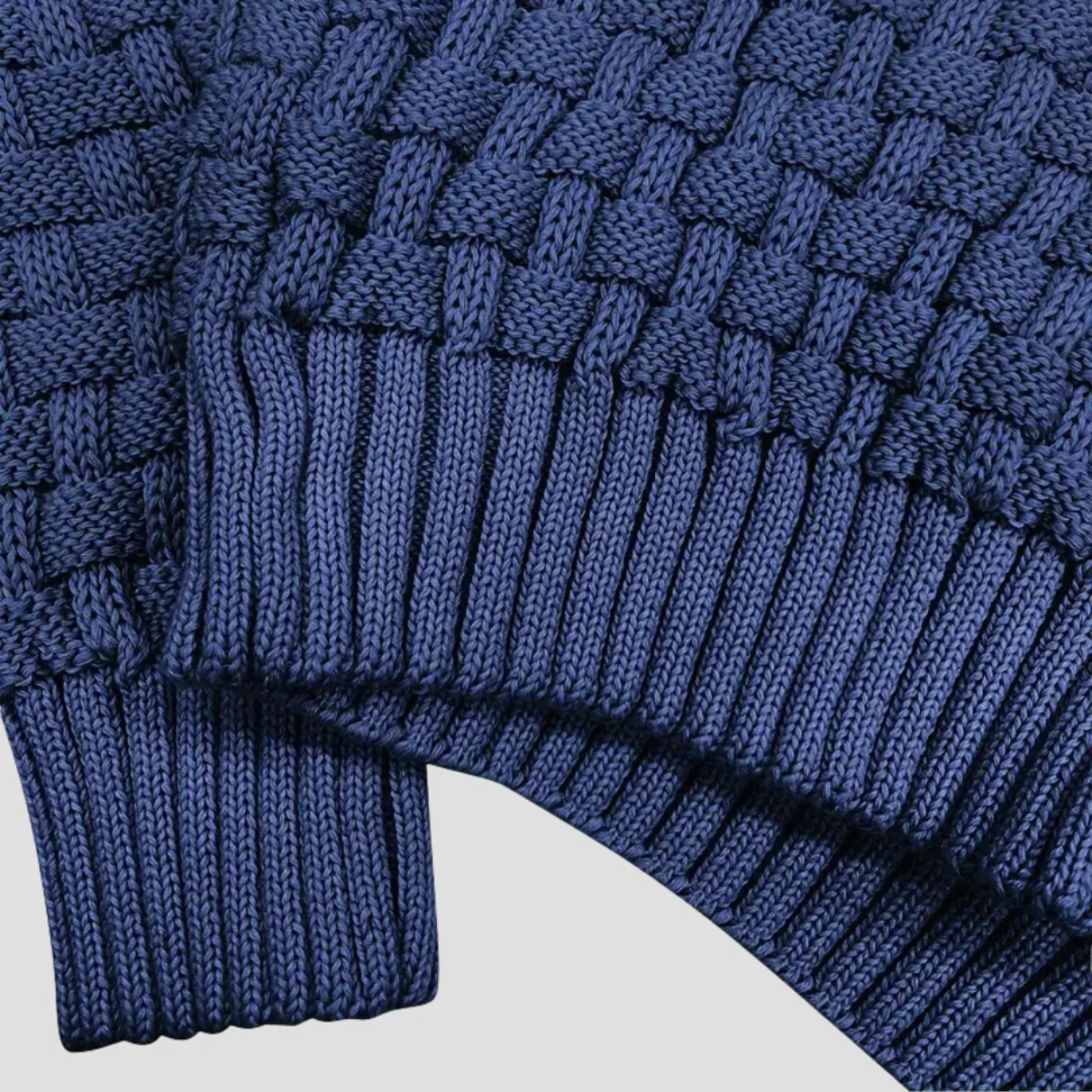 Classic Mens Thick Cable Knit Sweater