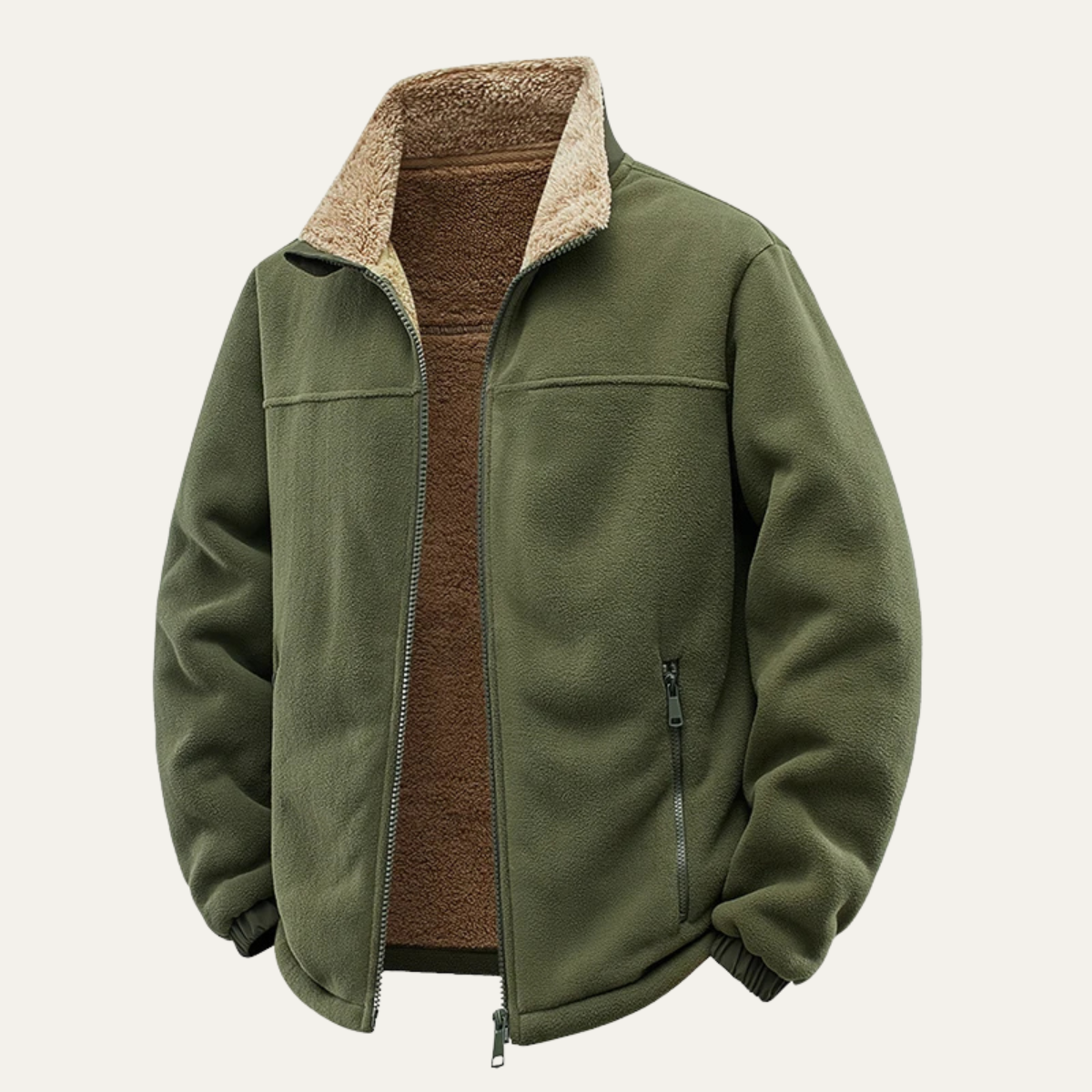 Cozy Men's Lightweight Fleece Jacket