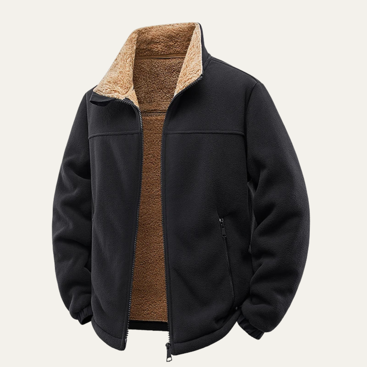 Cozy Men's Lightweight Fleece Jacket