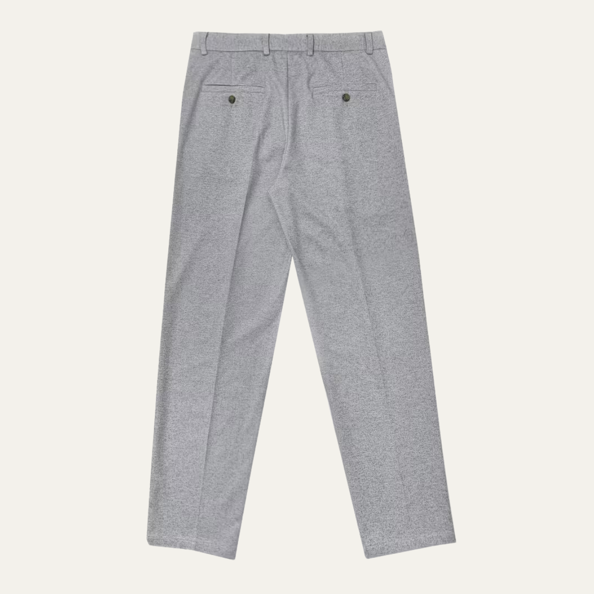 Classic Men's Grey Formal Pleated Trousers