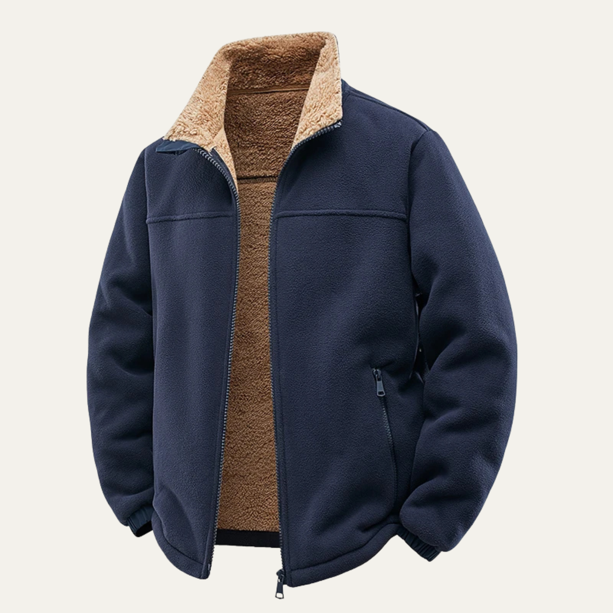 Cozy Men's Lightweight Fleece Jacket