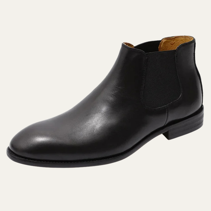 Premium Men's Leather Chelsea Ankle Boots