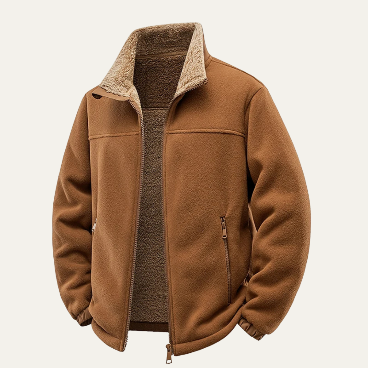 Cozy Men's Lightweight Fleece Jacket
