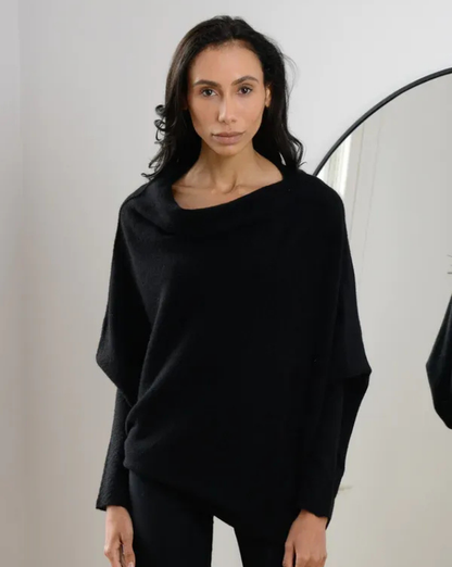 Feminine Knit Top with Bell Sleeve