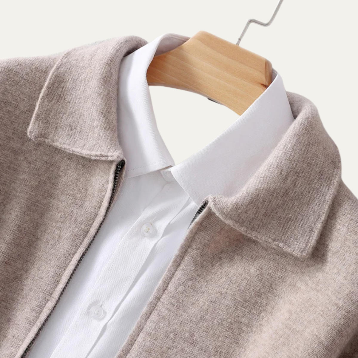 Premium Men's Cashmere Wool Cardigan Sweater