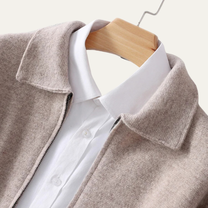 Premium Men's Cashmere Wool Cardigan Sweater