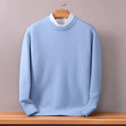 Men's Large Soft Wool Pullover Sweater