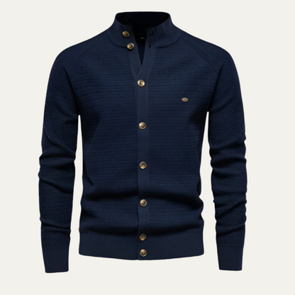 Luxury Pure Cashmere Mens Cardigan Sweater - Nocini