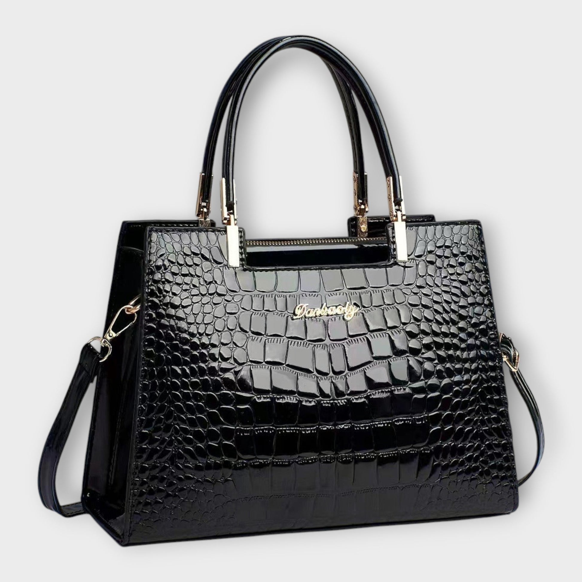 Shiny Alligator Print Fashion Purse - Nocini