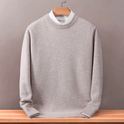 Men's Large Soft Wool Pullover Sweater