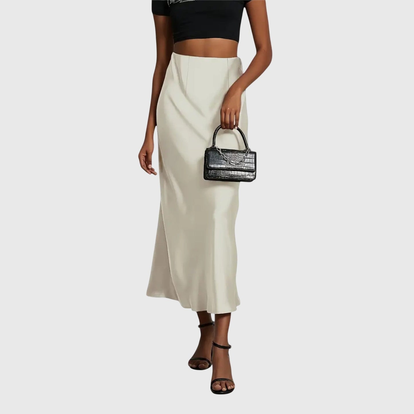 Women's Flowy Midi Skirt
