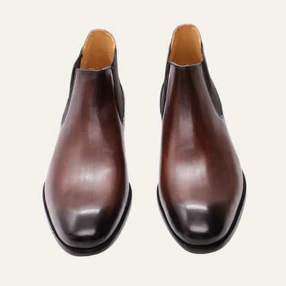 Premium Men's Leather Chelsea Ankle Boots