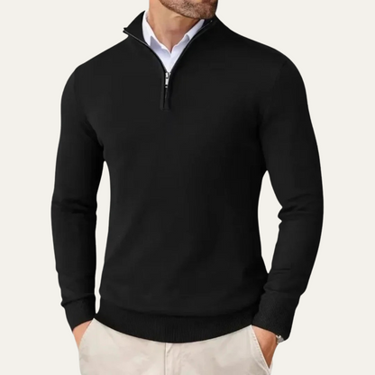Men's Relaxed Fit Crew Neck Knit Sweater