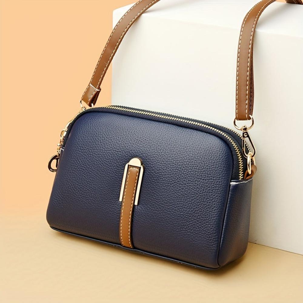 Stylish Faux Leather Small Shoulder Bag
